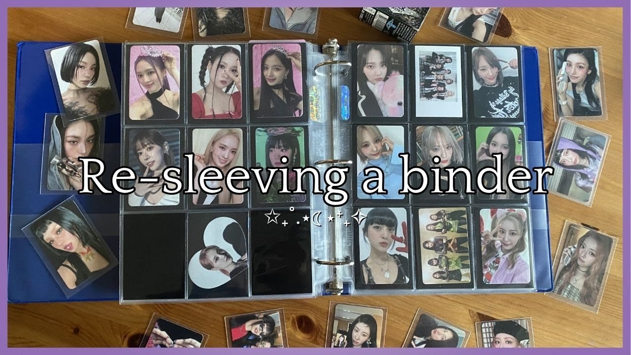 Resleeving a binder & chatting | Binder Maintenance 9