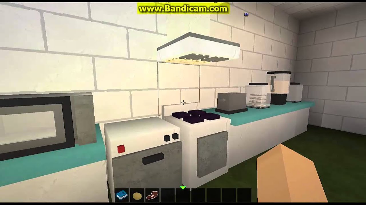 Minecraft -  Kitchen Mod (Microwave,Toaster, Dishwasher, Blender & More!!) (1.7.2) Mod Showcase