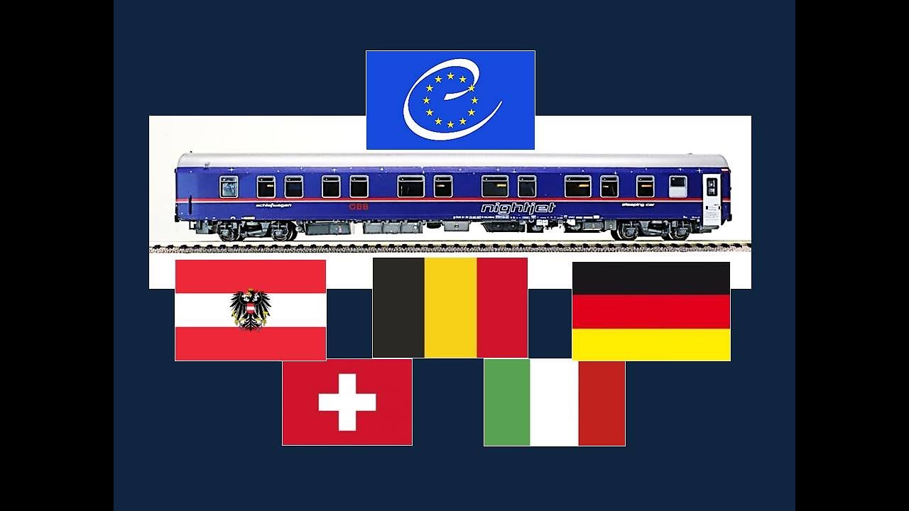 Nightjet, Central Europe, Märklin, LsModels, Roco, Piko, ÖBB, NMBS, SNCB, FS, DB, SBB, CFF, FFS
