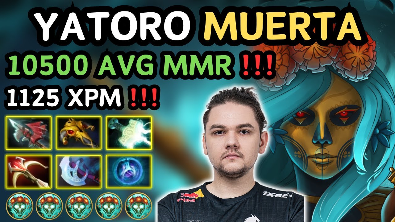🔥 YATORO MUERTA HARD CARRY Highlights 894 GPM & 1125 XPM🔥 YATOROGOD 🔥 - Dota 2