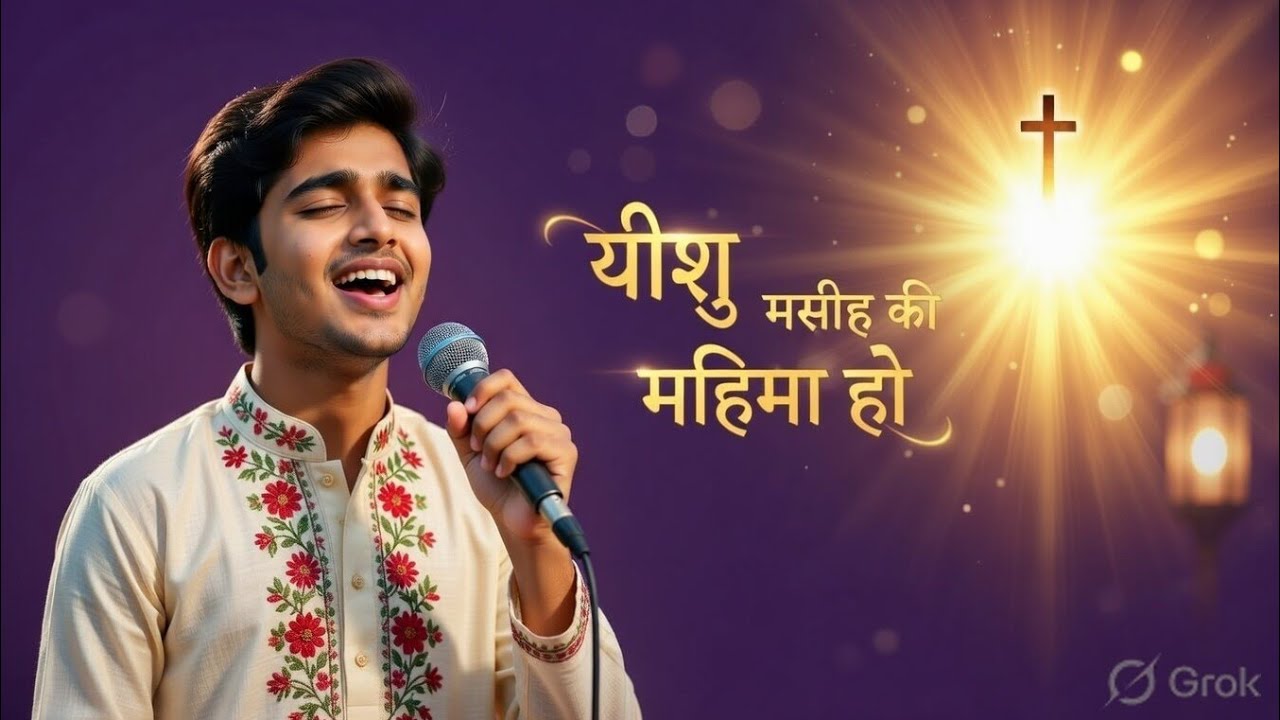 यीशु नाम की महिमा गाओ || Heart Touching Yeshu Masih Ki महिमा हो हिंदी Aradhana Geet || ✝️🎉🙏🙏❤️