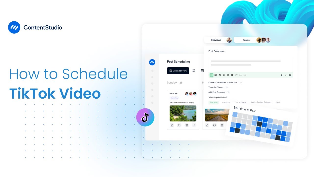 How to schedule TikTok Videos