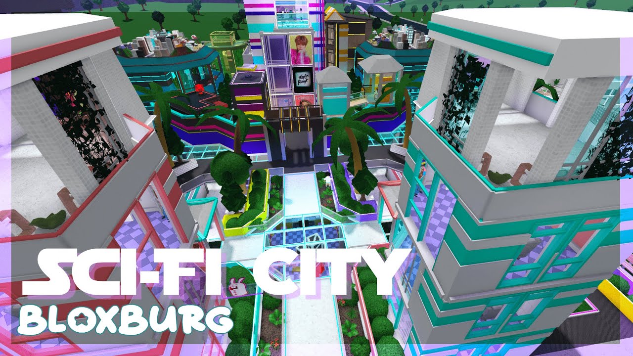 Sci-Fi City | Tour | Bloxburg | Roblox