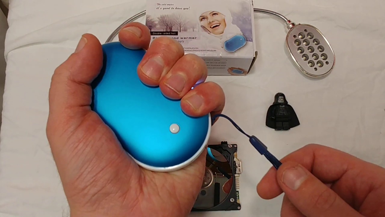 USB Hand Warmer Review & Teardown Pebble Hands Treasure NS-518 mobile Power Supply