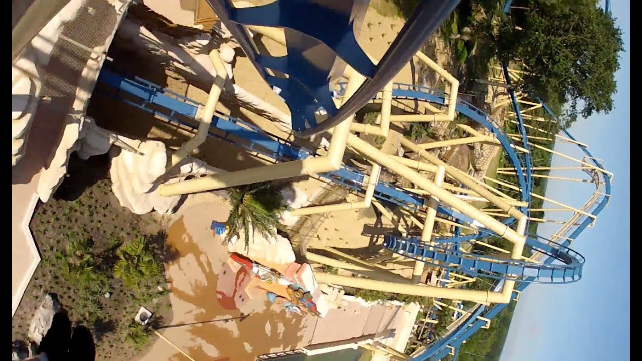 OzIris POV and Offride Shots Parc Asterix B&M Inverted Roller Coaster 2012