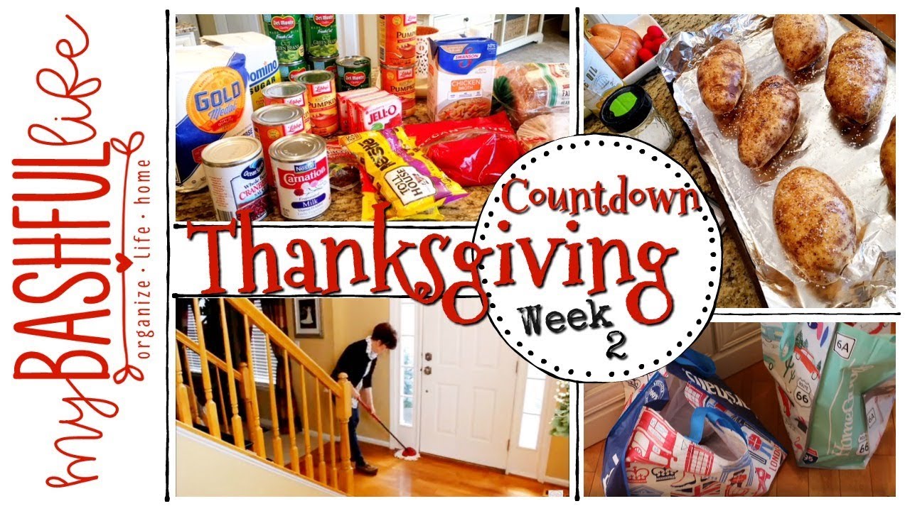 Thanksgiving Grocery Haul, Clean With Me & Recipe  Thanksgiving Countdown Wk 2
