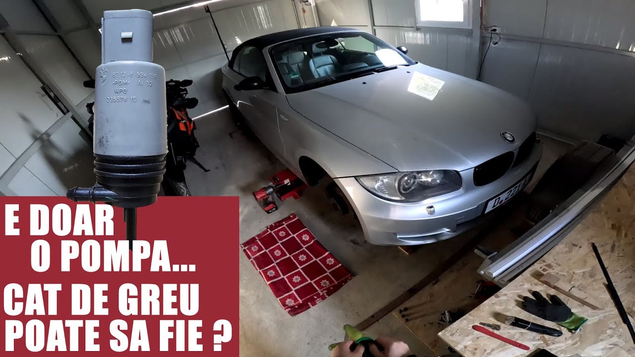 Demontare Pompa lichid parbriz | BMW Seria 1 E88 120D