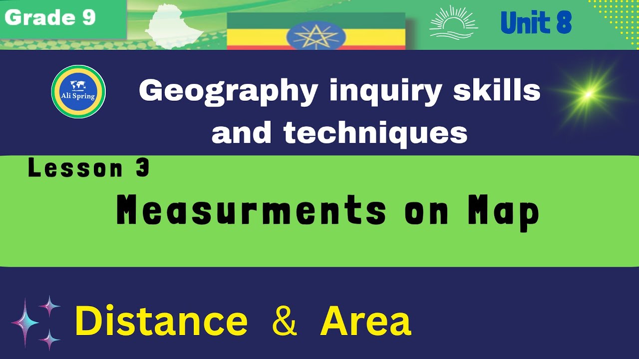 Measurements on Map Grade 9 U8L3