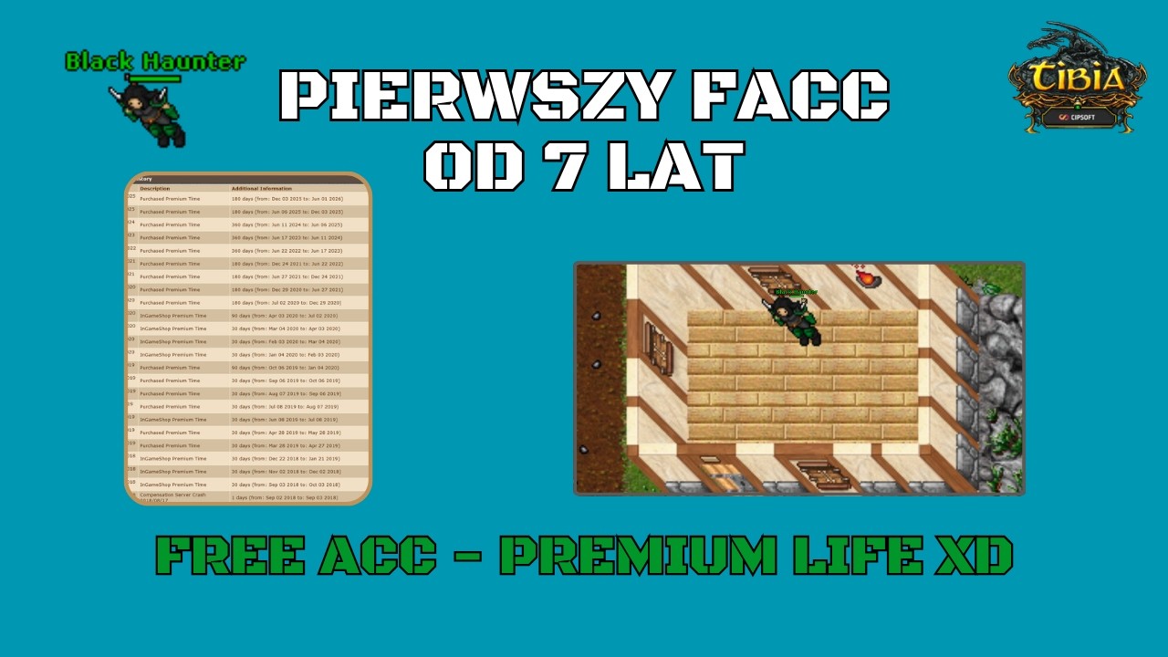 Pierwszy FACC od 7 lat! Tibijskie wakacje