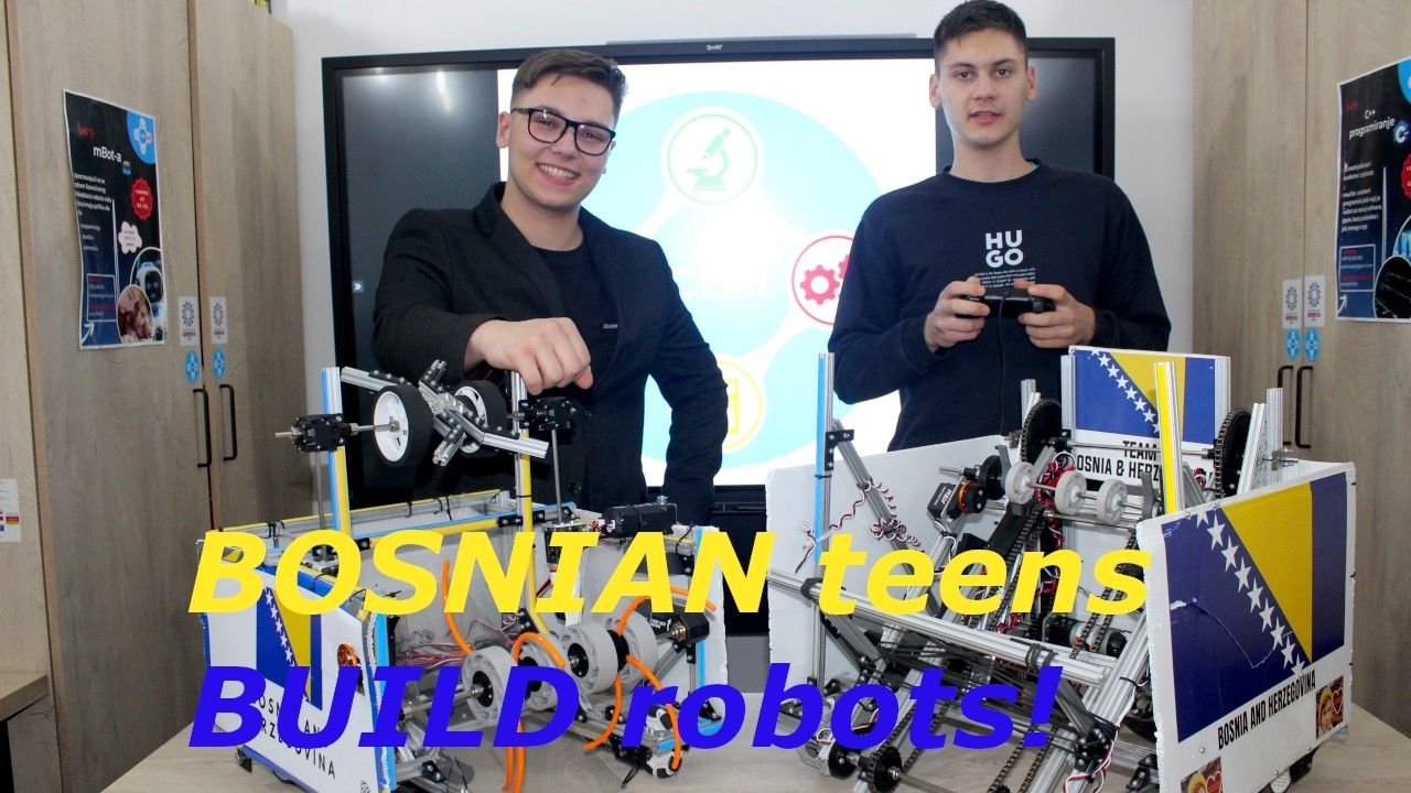 Students from a Famous Bosnian Town Build Robots