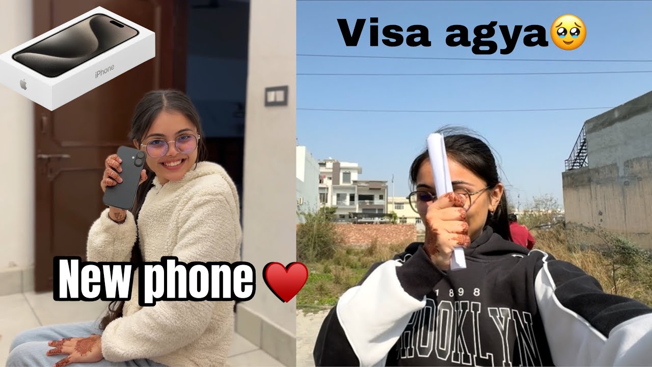 New phone || visa agya?🥹♥️
