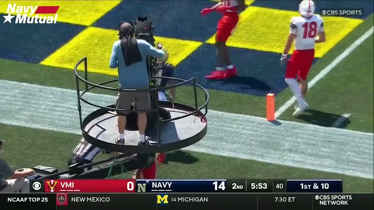 Highlights: Navy Football vs VMI (8/30/25)