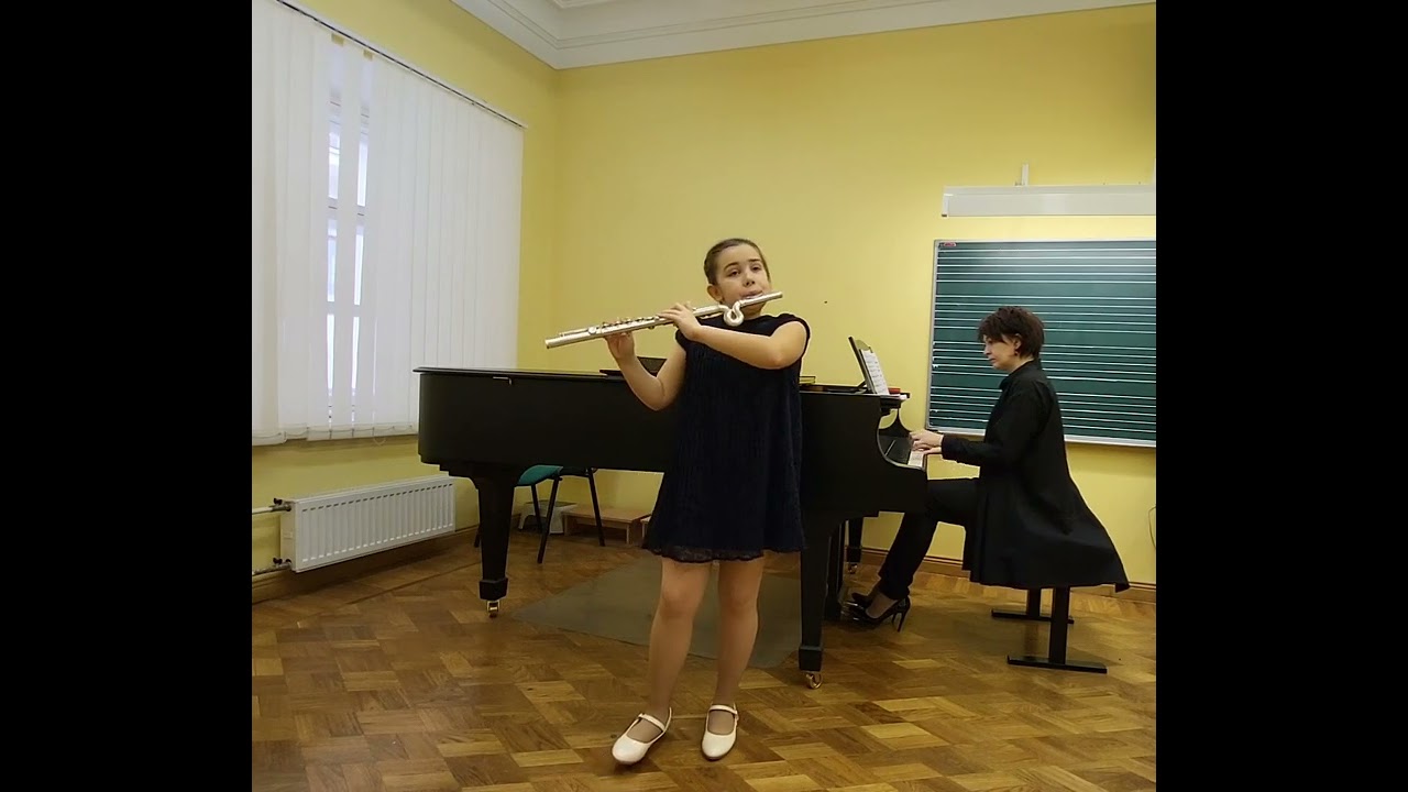 А.Вивальди Концерт ля минор, 2 ч.Василиса Мельникова, 9 лет