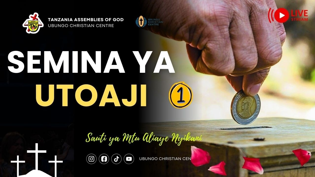 🔴#LIVE: SEMINA YA UTOAJI KUTOKA UBUNGO CHRISTIAN CENTR (TAG) SIKU YA KWANZA- 11/02/2026