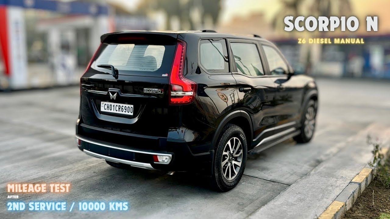 New Mahindra ScorpioN Z6 Diesel MT 🔥 Mileage Test after 2nd Service / 10000 kms | Any Difference?