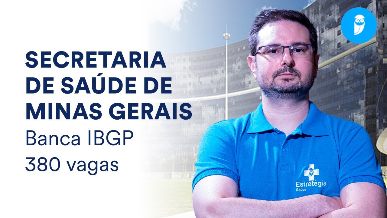 Concurso SES MG: banca definida. 380 vagas confirmadas e edital iminente!