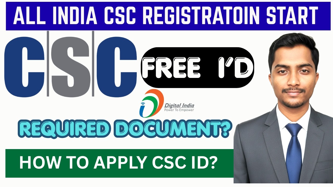 CSC Registration 2026 | Free CSC ID Apply Online | Required Documents & Full Process | Part 1