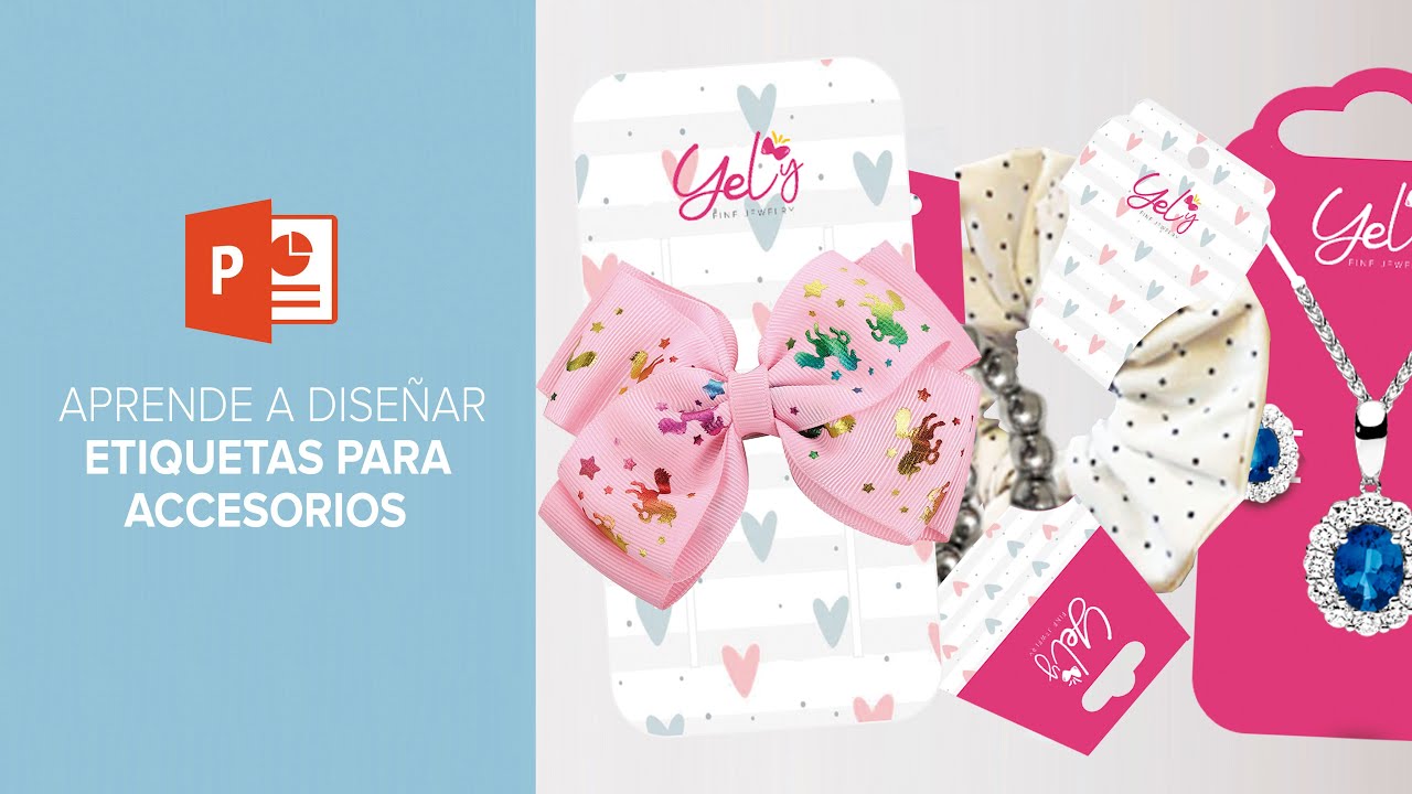 Como crear tus ETIQUETAS para ACCESORIOS y BISUTERIA