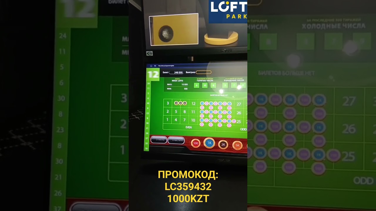 Небольшой куш в рулетке бинго 37 #loftpark #bingo