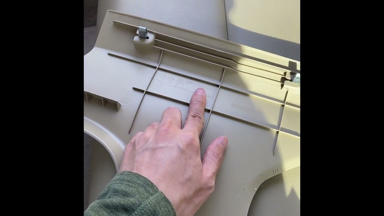Bmw e90 sedan interior trim c-pillar removal and reinstallation