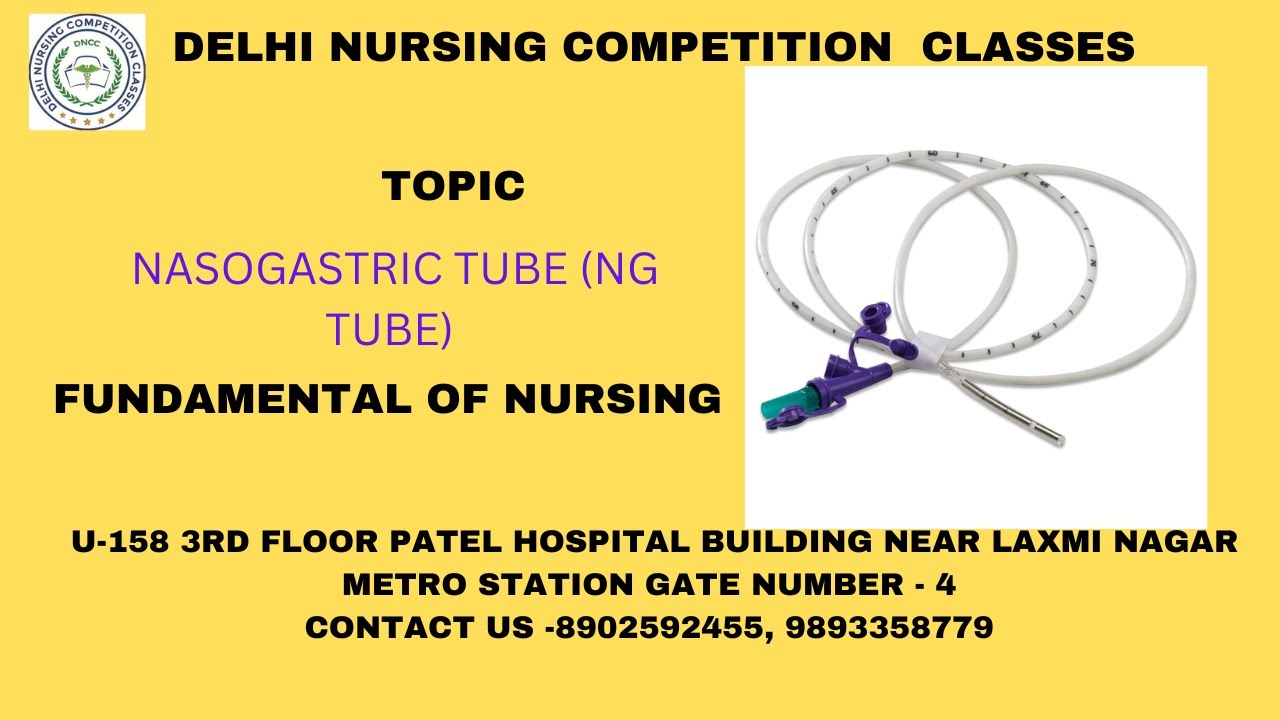 #Nasogastric (NG) tube