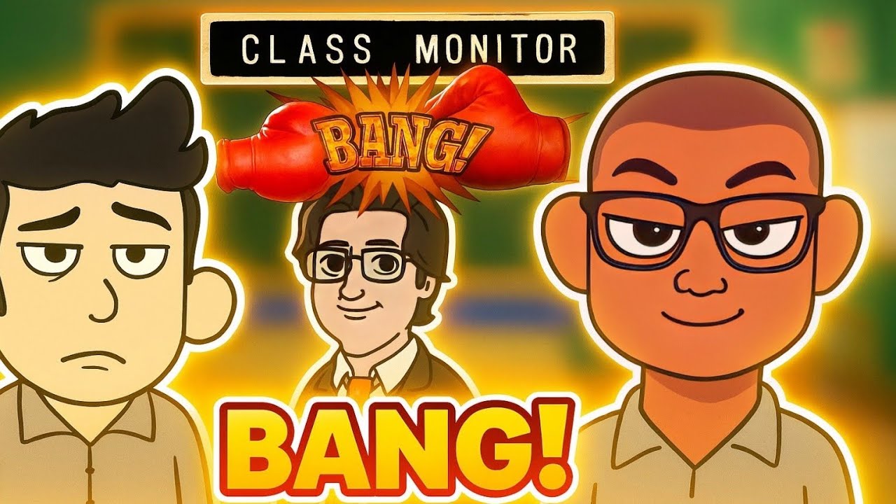Class Monitor Ka जबरदस्त मंच 🤩 -फनी कार्टून कहानी|hindi moral story