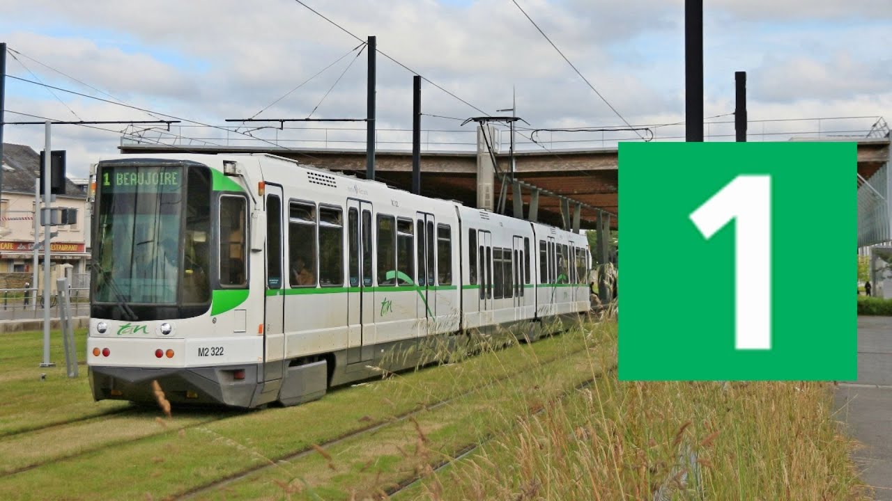 GEC-Alsthom TFS N°322 - Ligne 1 entre Jamet et Commerce - Réseau Naolib - Nantes