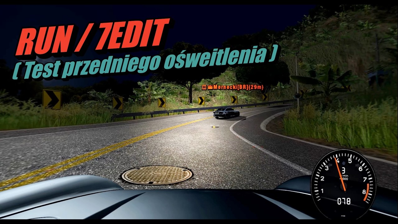 Test Drive Unlimited RUN / 7Edit 2026: / Porsche 959 (onboard at night) Test #9