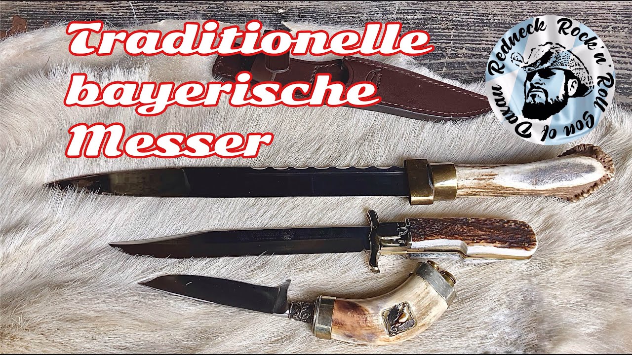 Bayerische Messer Hirschfänger, legale große Messer, 42a konform Verlängerungsmesser Otter Solingen