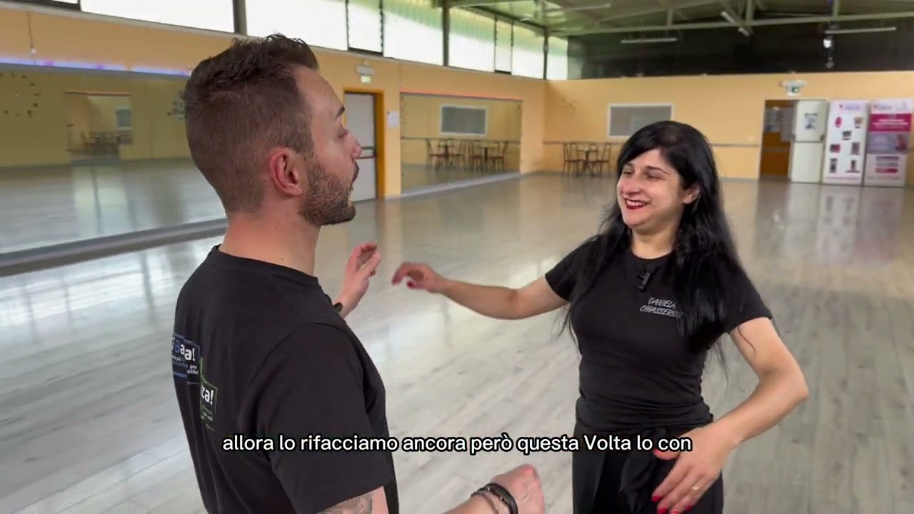 TANGO SWIVEL…BANDIERA!Pillole di ballo con Matteo e Daniela💚💙