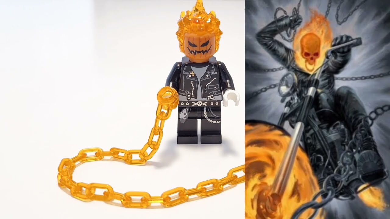 How To Build Ghost Rider LEGO 💀🔥 Without Parts