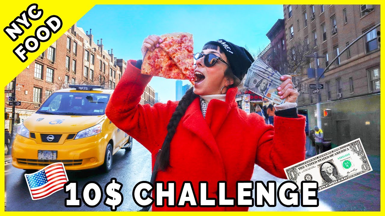 10$ challenge | eat with only 10$ in a day in NYC