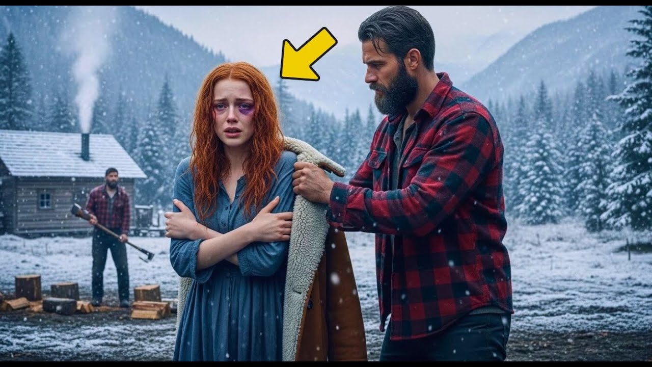 Huyó de su esposo abusivo a las montañas… y cuando encontró a un leñador, esto pasó.
