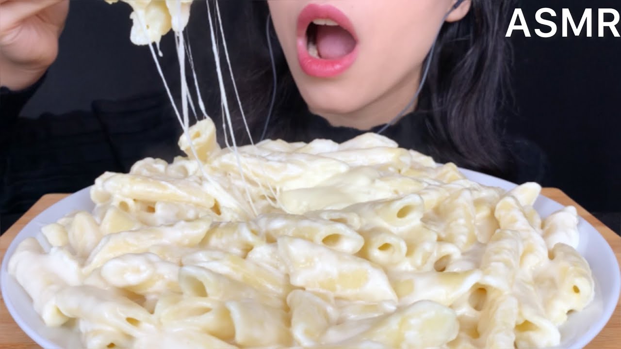 ASMR MAC & CHEESE *Penne pasta | Mukbang 먹방 (Eating Sounds)