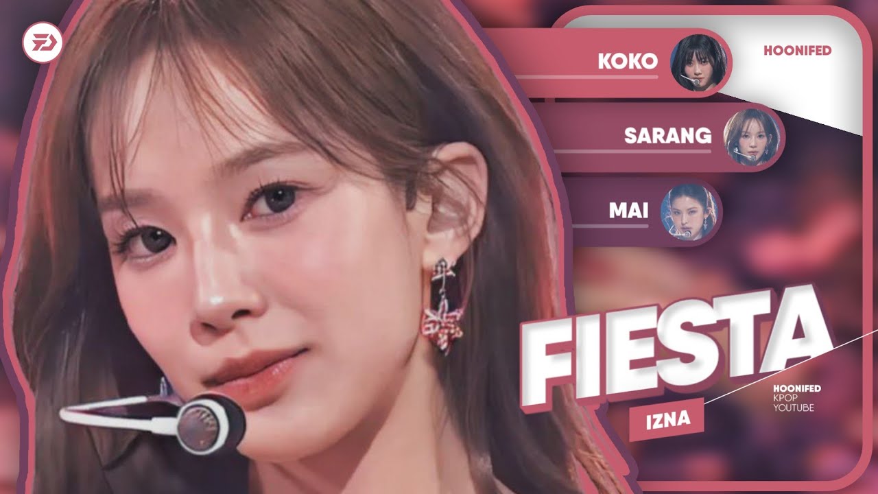 izna - 'FIESTA (Org. IZ*ONE)' | Line Distribution 