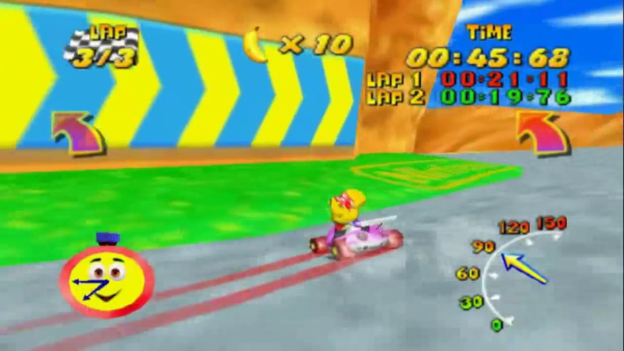 Diddy Kong Racing - Accelerator Trick