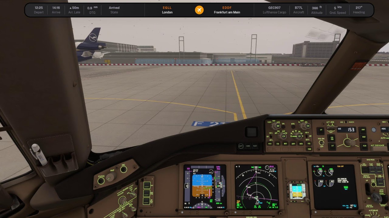 [MSFS24] B777 ops / London - Frankfurt /  Full Flight / VATSIM