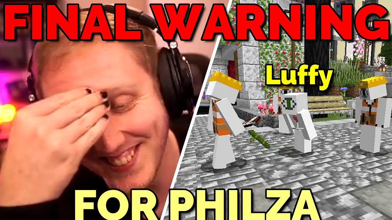 Philza GETS FINAL WARNING FROM Purgatory Workers on QSMP Minecraft