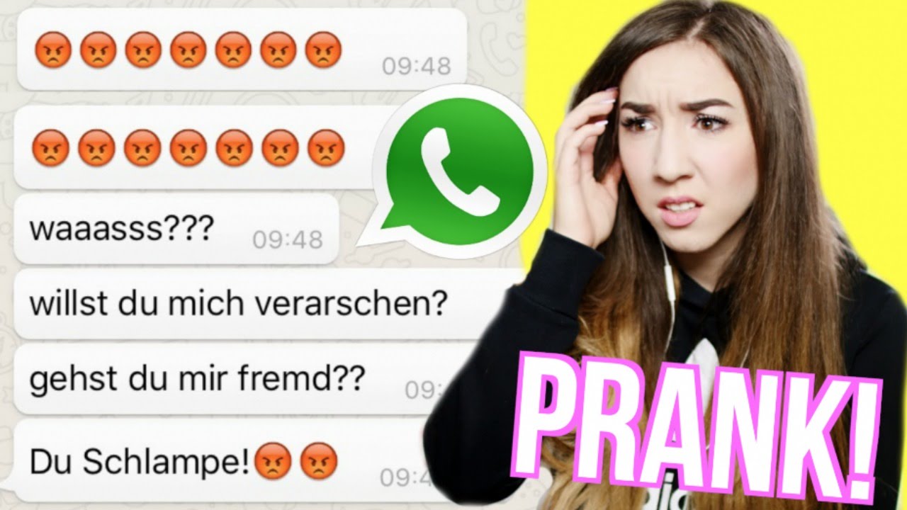 WHATSAPP PRANK mit Songtexten