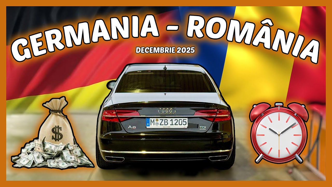 COSTURI ȘI DURATĂ GERMANIA-ROMÂNIA💰⏰CU AUDI A8🚀 #carvlog #germania #romania #audia8 #zbenga