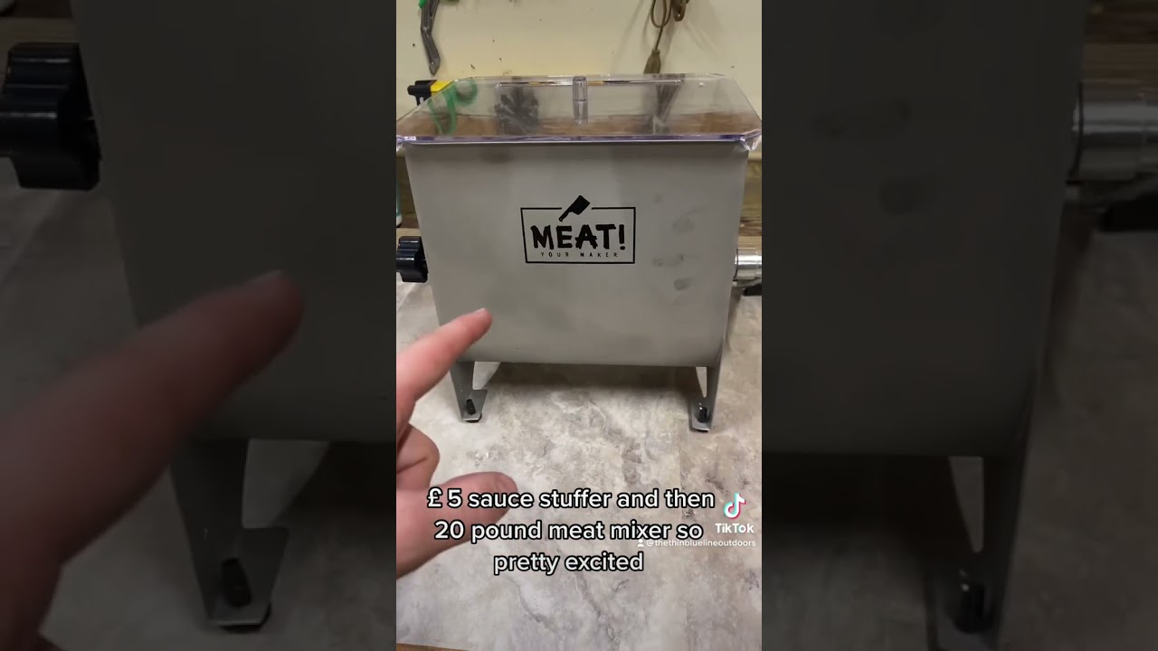Unboxing meat mixer and stuffer! #hunting #meatprocess #deerhunting