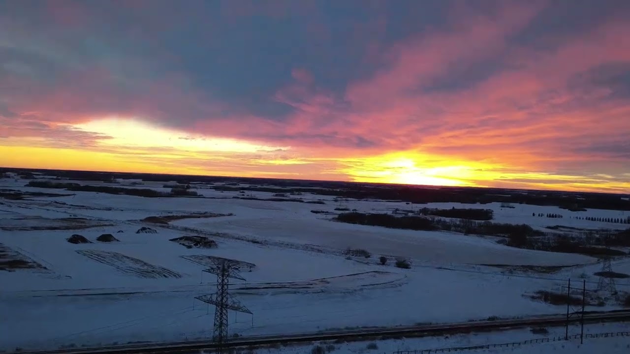 Saskatchewan Sunset   January 14, 2026