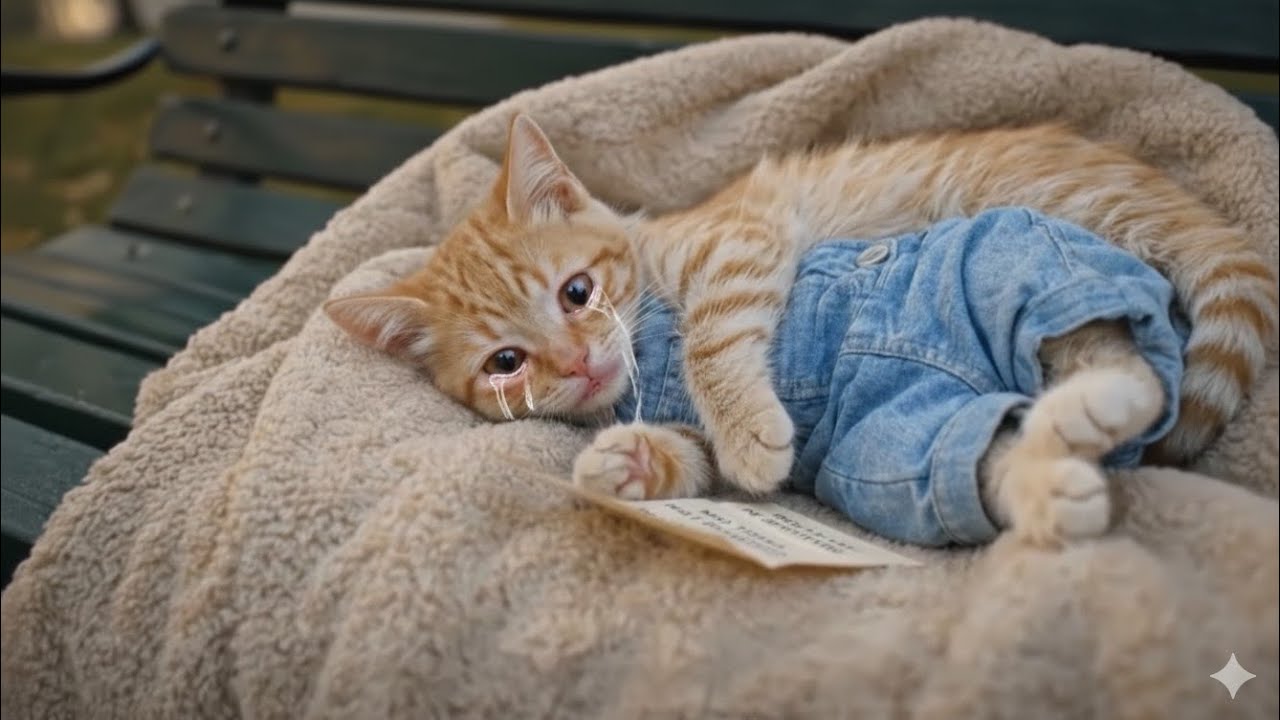 An Abandoned Kitten and a Mysterious Note — What Happened Next Was Unbelievable#abandonedkittenstory