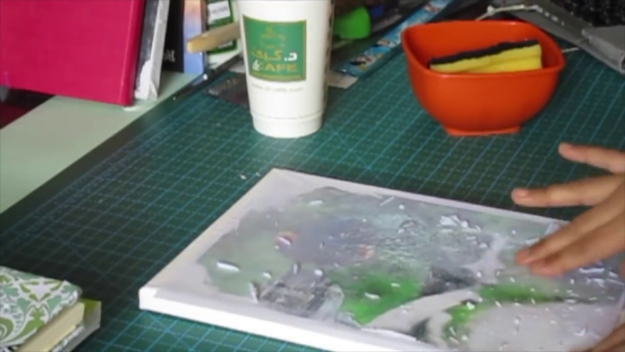 marmara {طباعة صوره على الكانفس}     #Transfer in canves  #diy