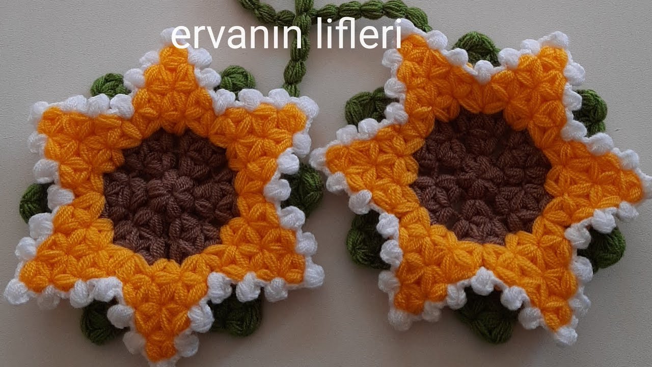 Ayçiçeği tutacak yapımı 🌻