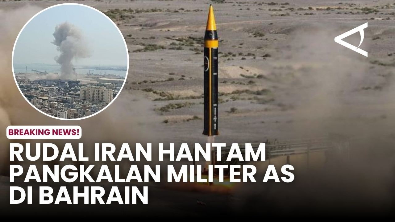Rudal Iran Hantam Pangkalan Militer AS di Bahrain