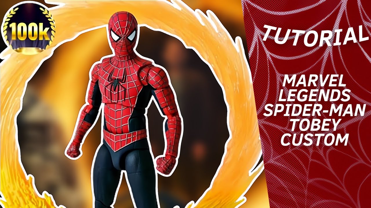 Marvel Legends Spider-Man Tobey NWH Custom | Procedimiento y Review EN ESPAÑOL | ESPECIAL 100K!!!
