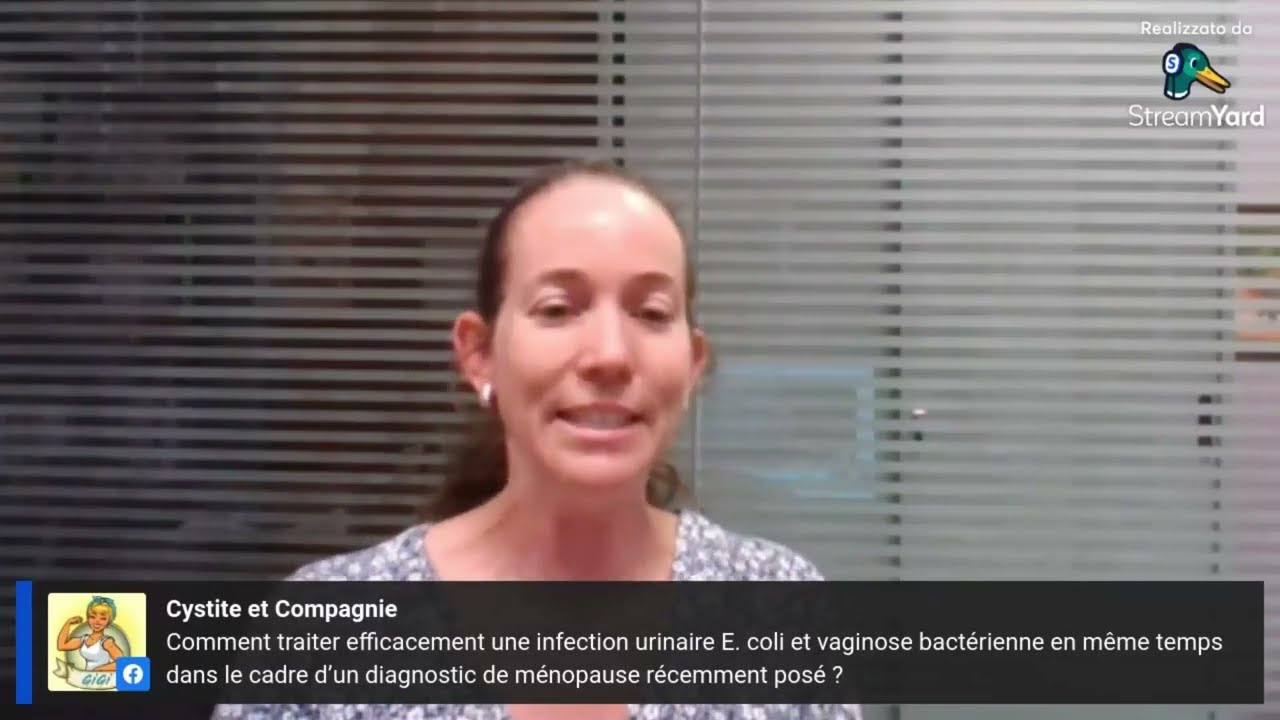 Infection urinaire à E. coli et ménopause