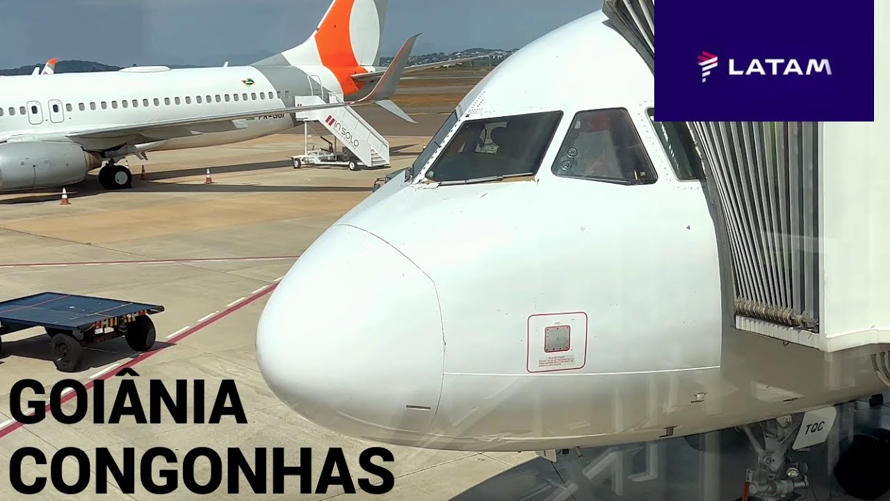 VOAMOS DE GOIÂNIA-GO ATÉ SÃO PAULO-CONGONHAS NO A320 DA LATAM - TRIP REPORT