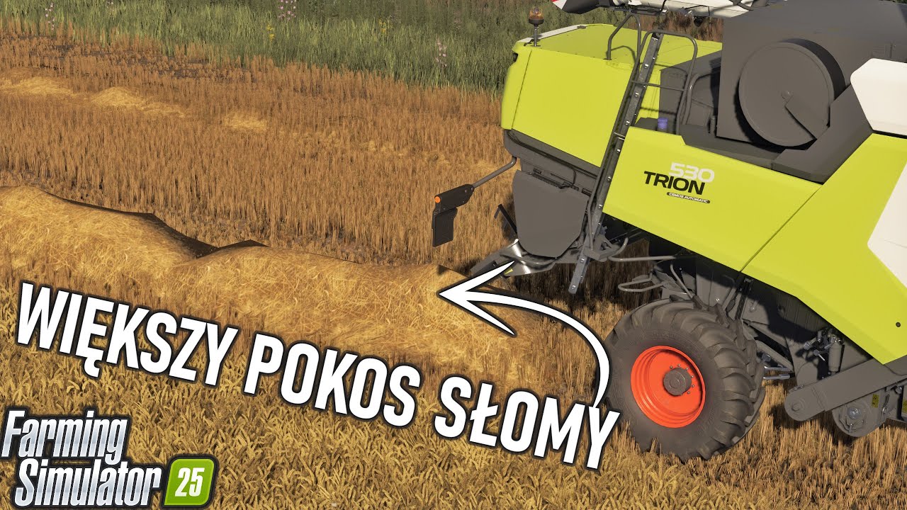PORADNIK FS 25😍 || Jak zrobić większy pokos słomy/trawy/siana?🙄  || Jankus